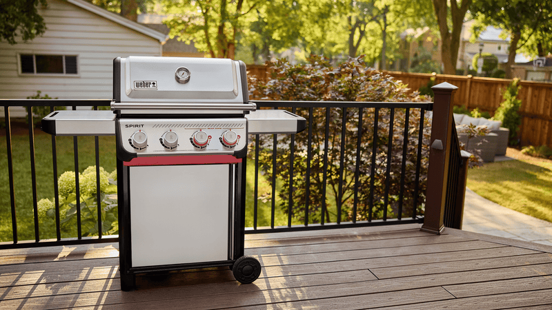 Weber Spirit S-425 4-Burner Gas Grill in Stainless Steel with Sear Zone