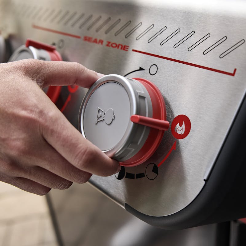 Weber Spirit SP-435 4-Burner Gas Grill with Sear Zone & Side Burner