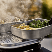 Weber Weber Versatility Expansion Kit Lumin Compact Electric Grill 2x Stainless Steel Warming Dishes, 1x Stainless Steel Steam/Smoke Tray, 1x Steam Smoke Reservoir 6613 6613 Part Other 077924196515