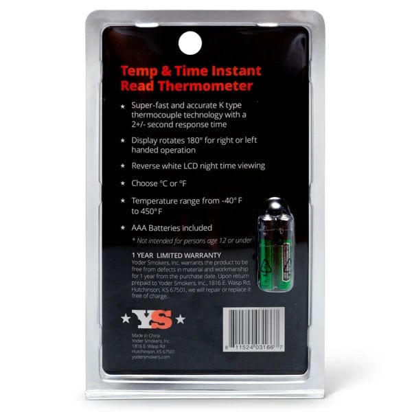 Yoder Ys Instant Read Thermometer 1060-03